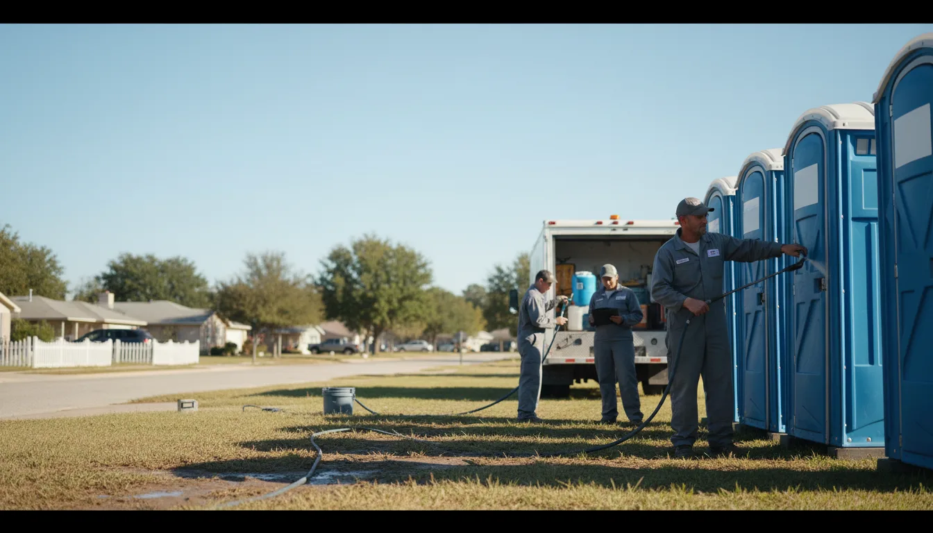 Long-Term Portable Toilet Rental in Saint Augustine, IL near me